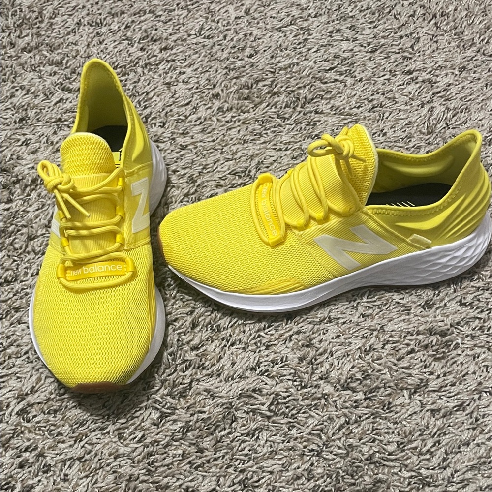New Balance Vibrant Yellow Athletic Shoes